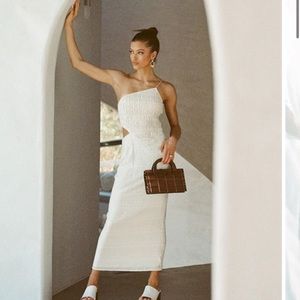 Sabo skirt halle shirred dress